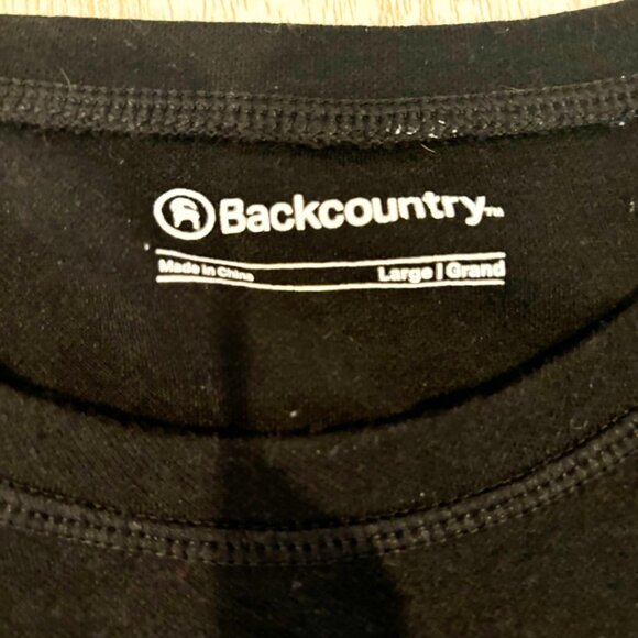 Backcountry Wool Blend Long Sleeve Midweight Top Size Large - Picture 3 of 7